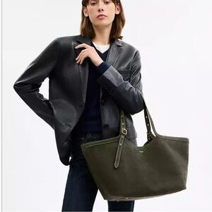 Coach Gramercy Olive Green Tote Bag